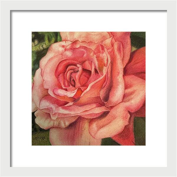 Love Fiercely - Framed Print
