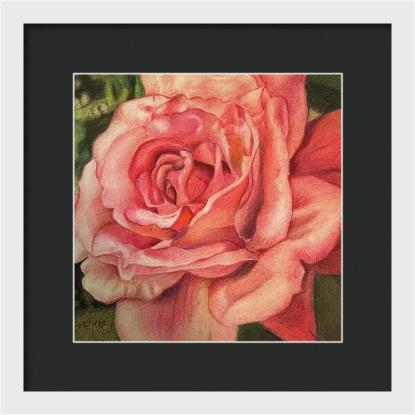 Love Fiercely - Framed Print
