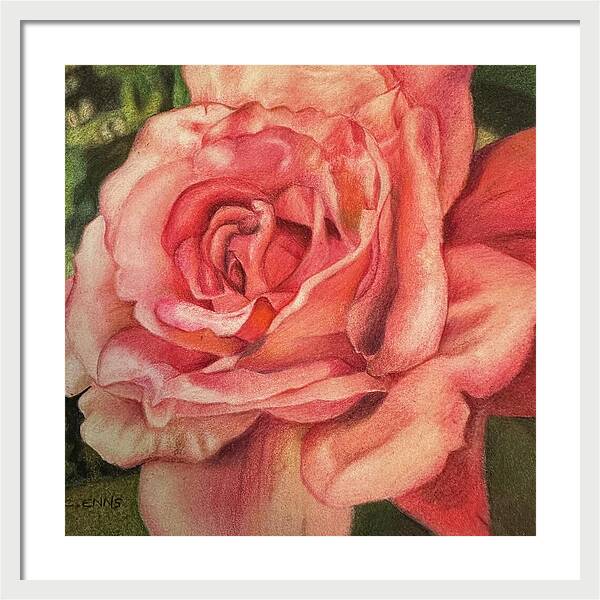 Love Fiercely - Framed Print
