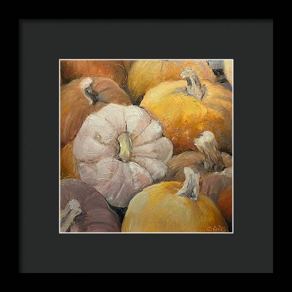 Pumpkin Picking Time - Framed Print