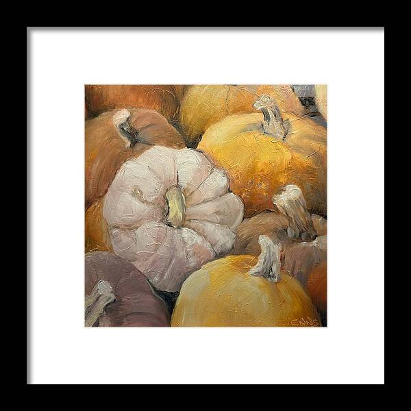 Pumpkin Picking Time - Framed Print