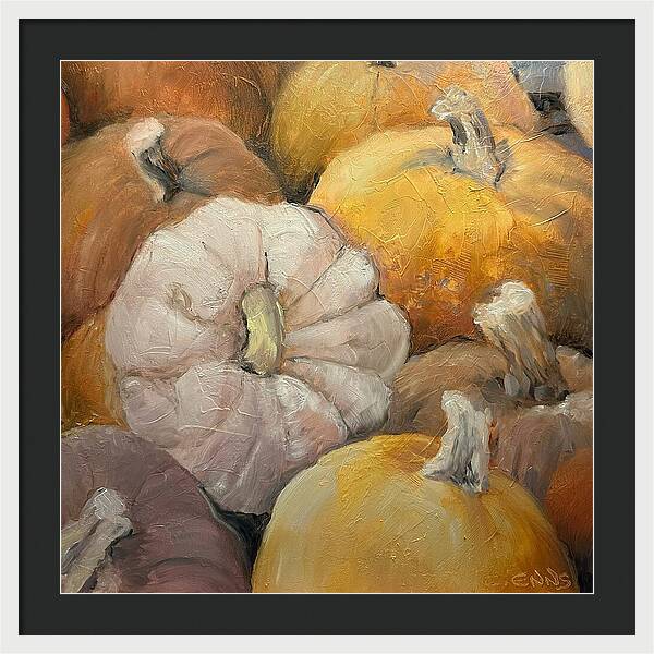 Pumpkin Picking Time - Framed Print
