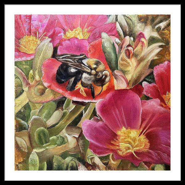 Summer of Bees No. 1 - Framed Print