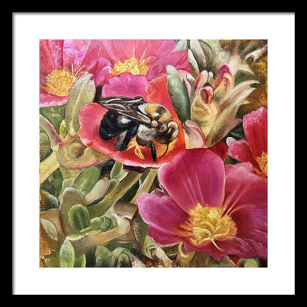 Summer of Bees No. 1 - Framed Print