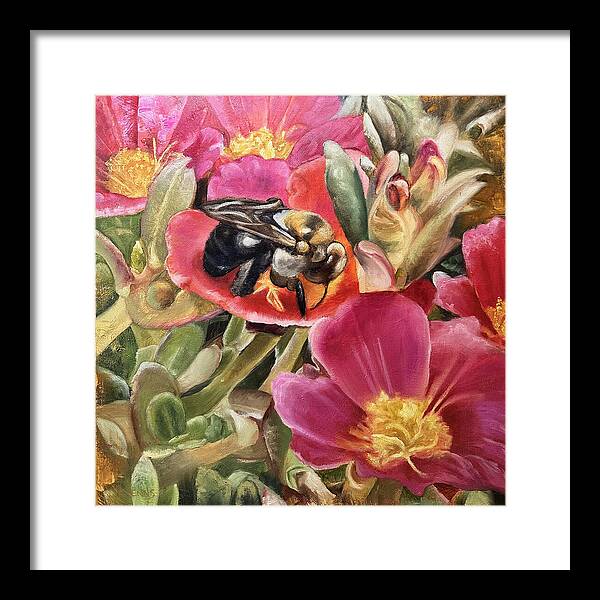 Summer of Bees No. 1 - Framed Print