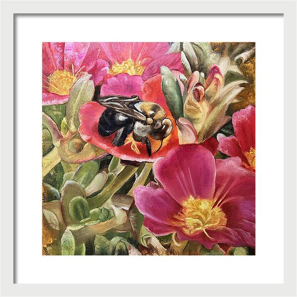 Summer of Bees No. 1 - Framed Print