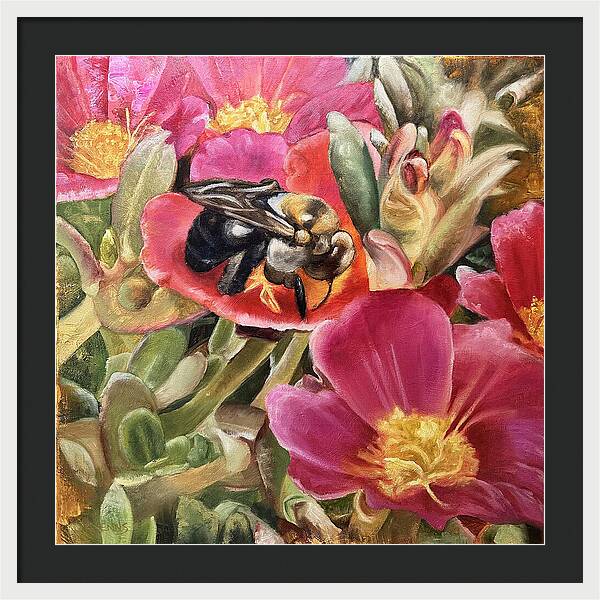 Summer of Bees No. 1 - Framed Print