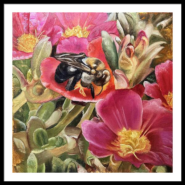 Summer of Bees No. 1 - Framed Print