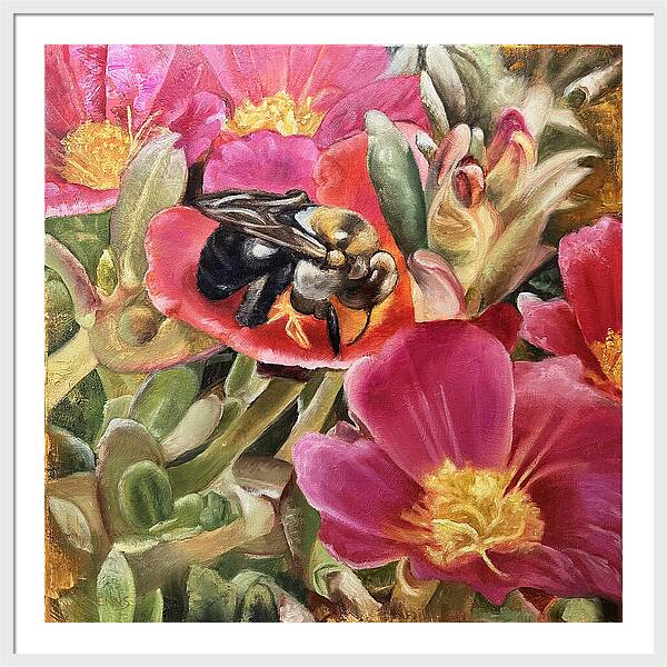 Summer of Bees No. 1 - Framed Print