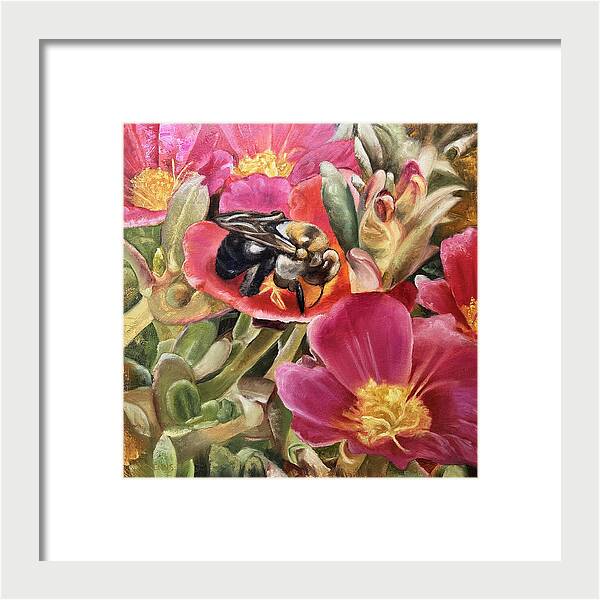 Summer of Bees No. 1 - Framed Print