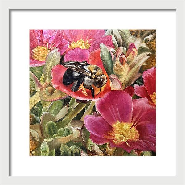 Summer of Bees No. 1 - Framed Print