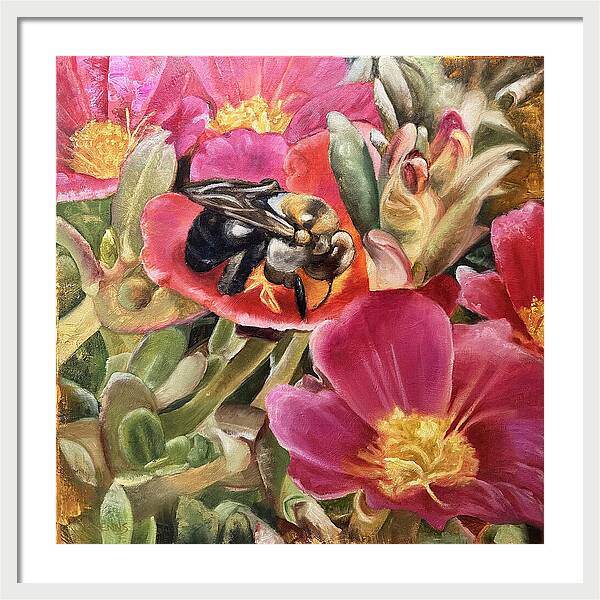 Summer of Bees No. 1 - Framed Print