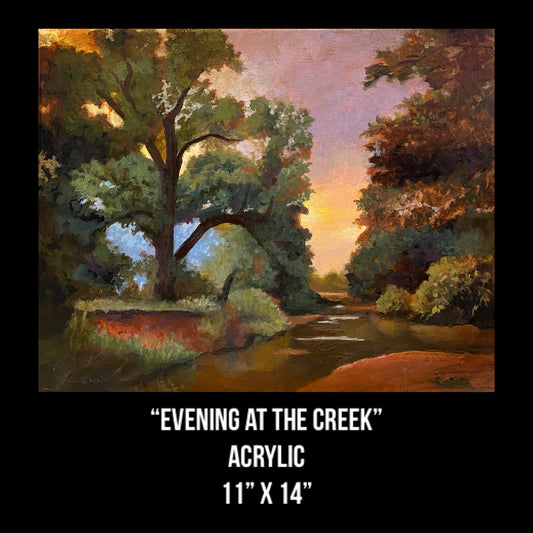 "Evening at the Creek"