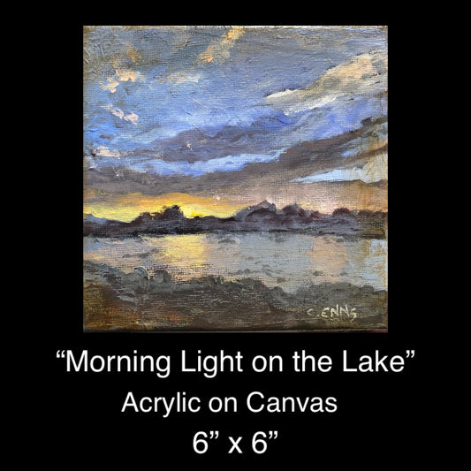 "Morning Light on the Lake"