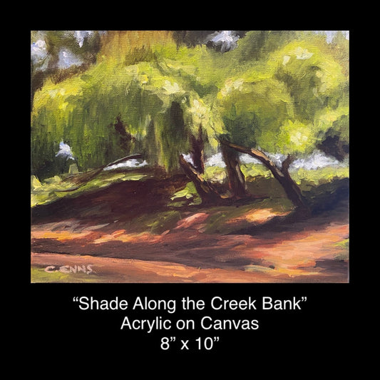 "Shade Along the Creek Bank"